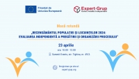 Masa rotundă: „Recensământul populației și locuințelor 2024: evaluarea independentă a pregatirii și organizării procesului”