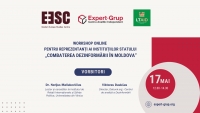 Workshop online pentru reprezentanți ai instituțiilor statului: „Combaterea dezinformării în Moldova”