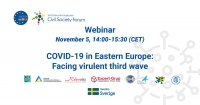 Webinar: COVID-19 în Europa de Est: „Cum facem față celui de-al treilea val?”